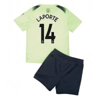 Manchester City Aymeric Laporte #14 Fotballklær Tredjedraktsett Barn 2022-23 Kortermet (+ korte bukser)